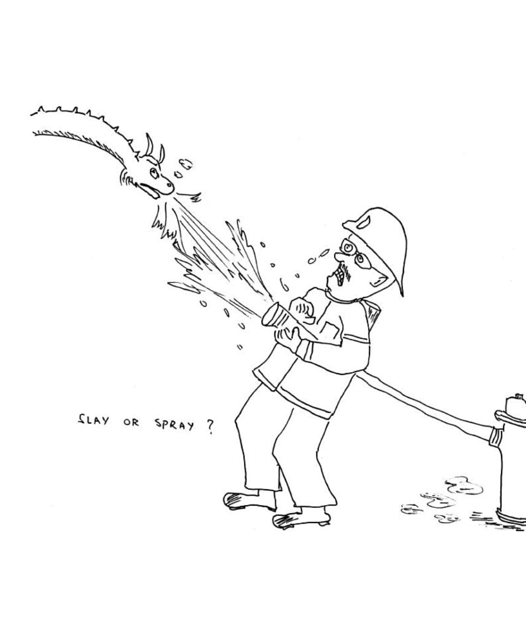 Slay or Spray? illustration by Dr. Nangia