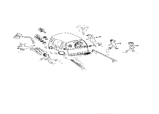 Hand-drawn illustration for &ldquo;Beth mobile&rdquo; by Dr. Mukesh Nangia