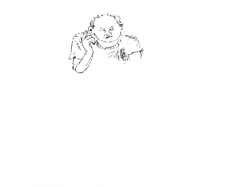 Hand-drawn illustration for &ldquo;Cell-Phone Disease&rdquo; by Dr. Mukesh Nangia