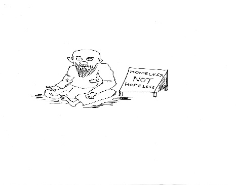 Hand-drawn illustration for &ldquo;God Bless&rdquo; by Dr. Mukesh Nangia