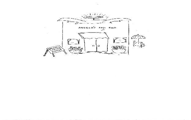 Hand-drawn illustration for &ldquo;Heavenly Food&rdquo; by Dr. Mukesh Nangia