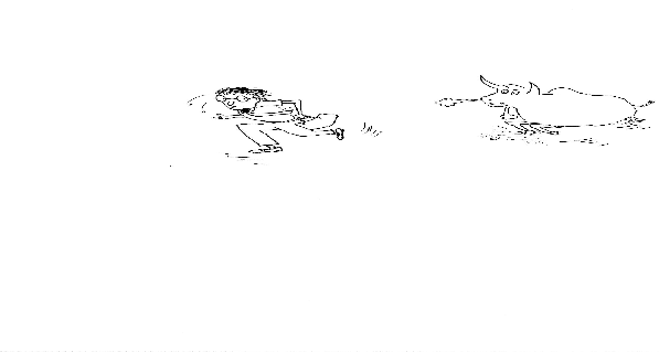 Hand-drawn illustration for &ldquo;Rush Hour&rdquo; by Dr. Mukesh Nangia