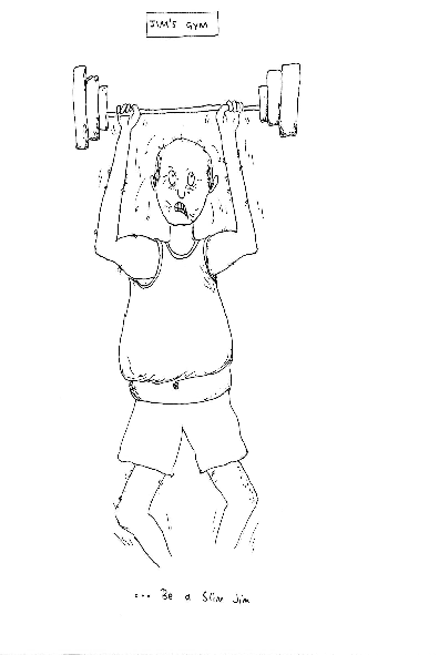 Hand-drawn illustration for &ldquo;Slim Chance&rdquo; by Dr. Mukesh Nangia