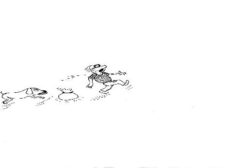 Hand-drawn illustration for &ldquo;Taco the Watchdog&rdquo; by Dr. Mukesh Nangia