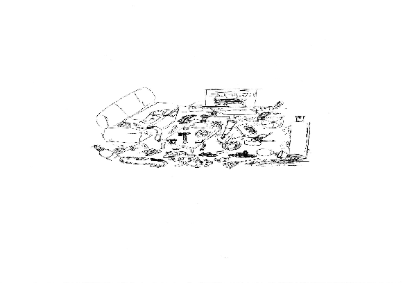 Hand-drawn illustration for &ldquo;The Devil’s Workshop&rdquo; by Dr. Mukesh Nangia