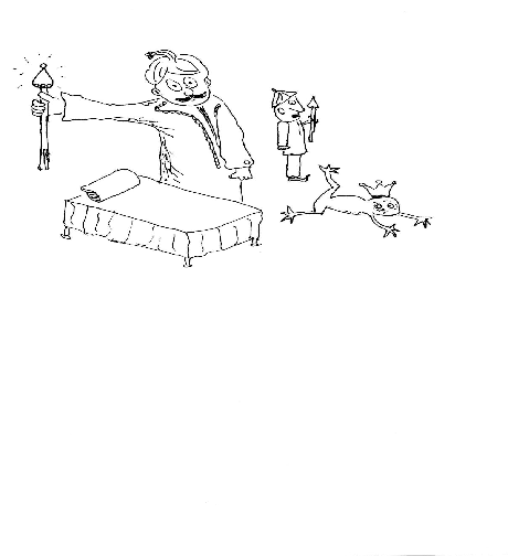 Hand-drawn illustration for &ldquo;The Royal Magician&rdquo; by Dr. Mukesh Nangia