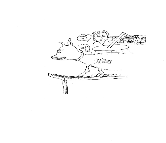 Hand-drawn illustration for &ldquo;X-Ray Vision&rdquo; by Dr. Mukesh Nangia